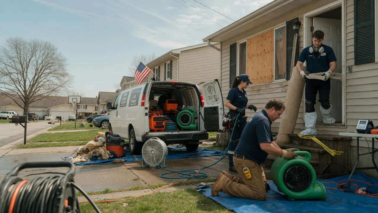 Water Damage Restoration in Danville, IA near me